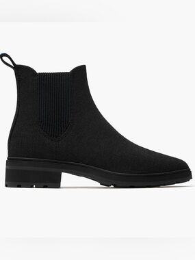 Rothy's The Lug Boot - Size 12 - onyx/black